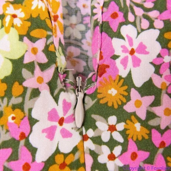 Lost + Wander Anthropologie Women's Floral Getaway Island‎ Midi Dress, M - Picture 12 of 16